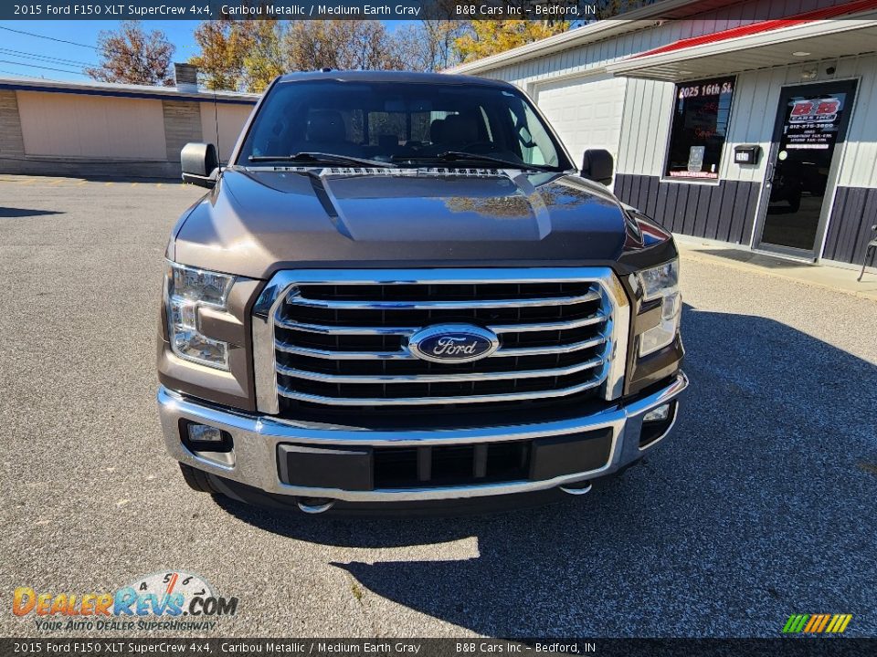 2015 Ford F150 XLT SuperCrew 4x4 Caribou Metallic / Medium Earth Gray Photo #31