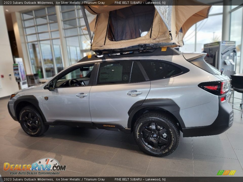 2023 Subaru Outback Wilderness Ice Silver Metallic / Titanium Gray Photo #4