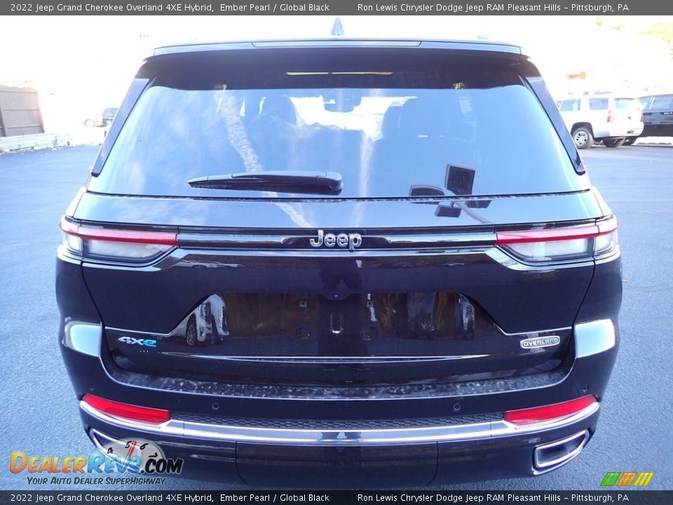 2022 Jeep Grand Cherokee Overland 4XE Hybrid Ember Pearl / Global Black Photo #4