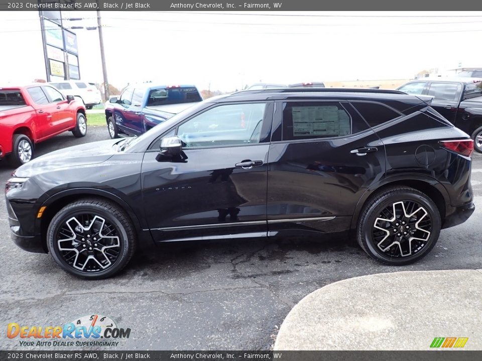 2023 Chevrolet Blazer RS AWD Black / Jet Black Photo #7