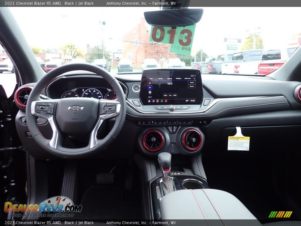 2023 Chevrolet Blazer RS AWD Black / Jet Black Photo #13