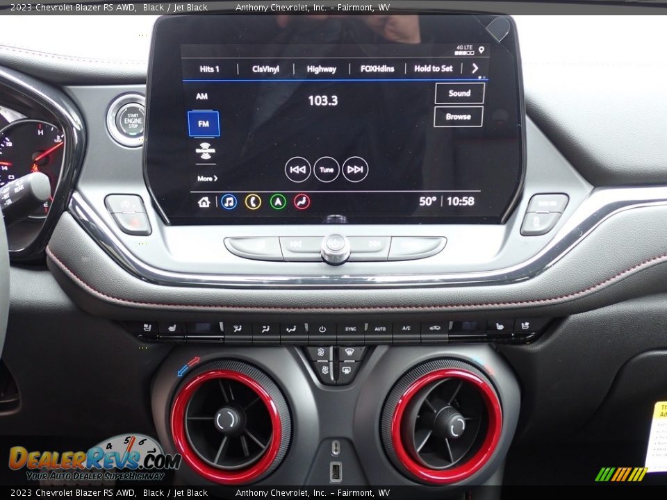 2023 Chevrolet Blazer RS AWD Black / Jet Black Photo #20