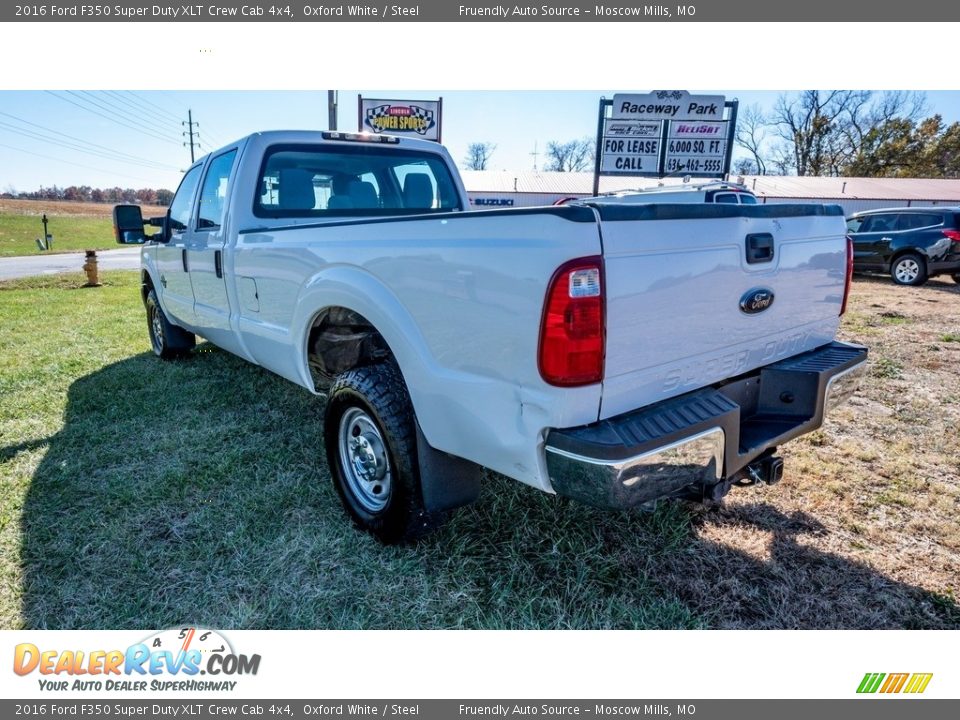2016 Ford F350 Super Duty XLT Crew Cab 4x4 Oxford White / Steel Photo #5
