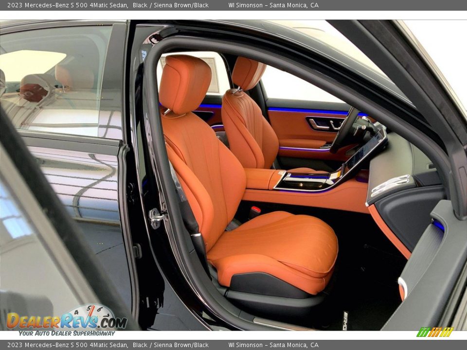 Sienna Brown/Black Interior - 2023 Mercedes-Benz S 500 4Matic Sedan Photo #5