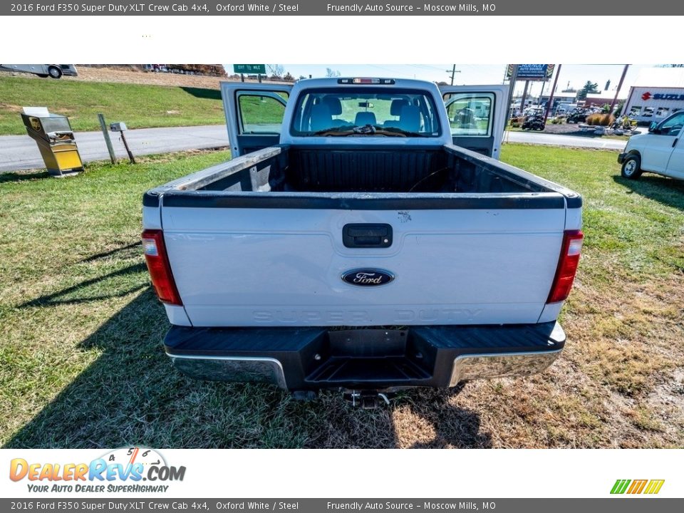 2016 Ford F350 Super Duty XLT Crew Cab 4x4 Oxford White / Steel Photo #6