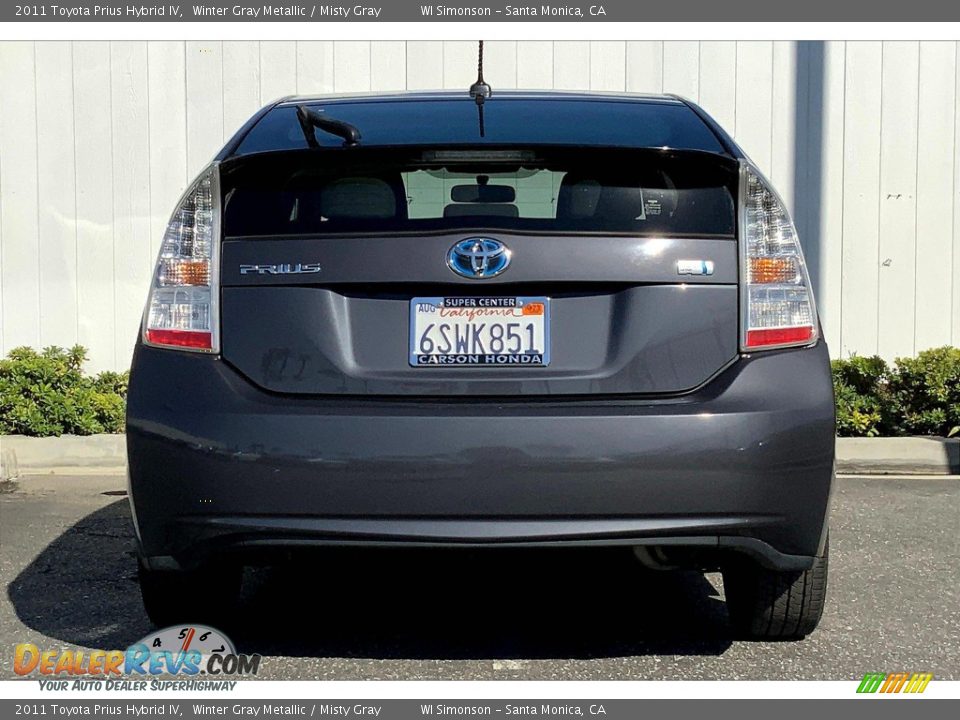 2011 Toyota Prius Hybrid IV Winter Gray Metallic / Misty Gray Photo #5