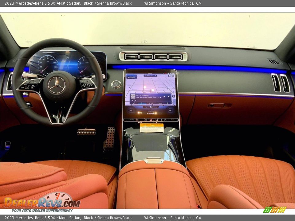 Dashboard of 2023 Mercedes-Benz S 500 4Matic Sedan Photo #6