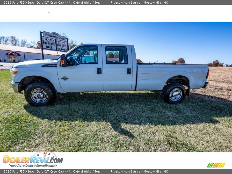 2016 Ford F350 Super Duty XLT Crew Cab 4x4 Oxford White / Steel Photo #7