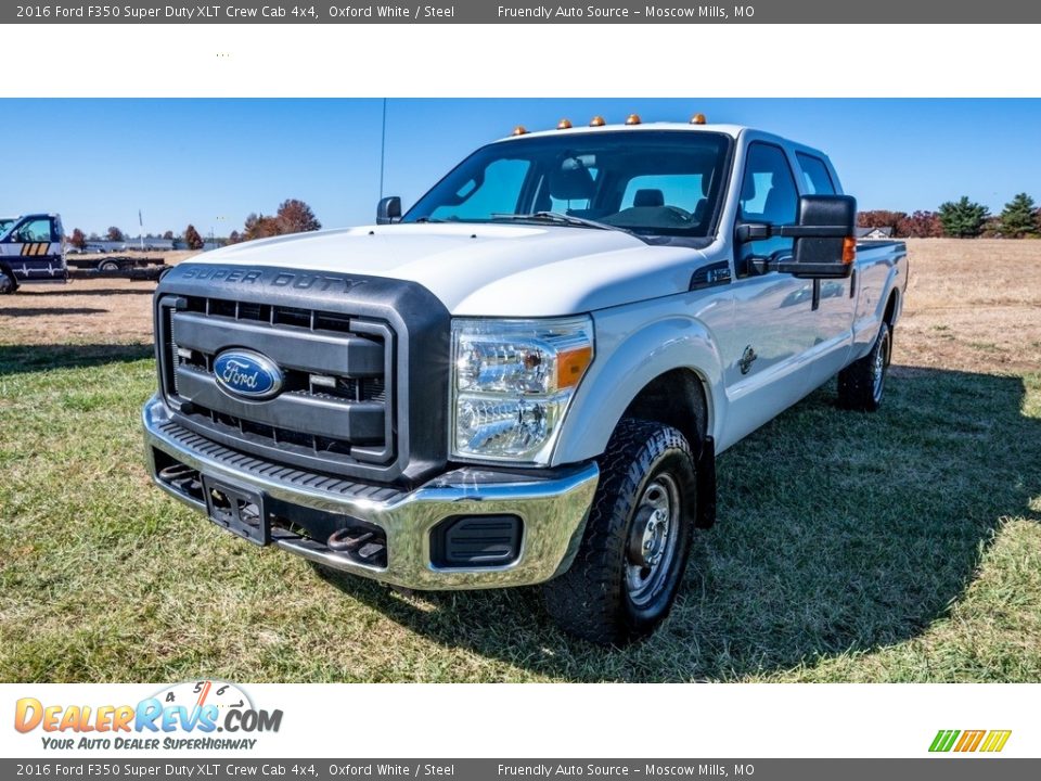 2016 Ford F350 Super Duty XLT Crew Cab 4x4 Oxford White / Steel Photo #8