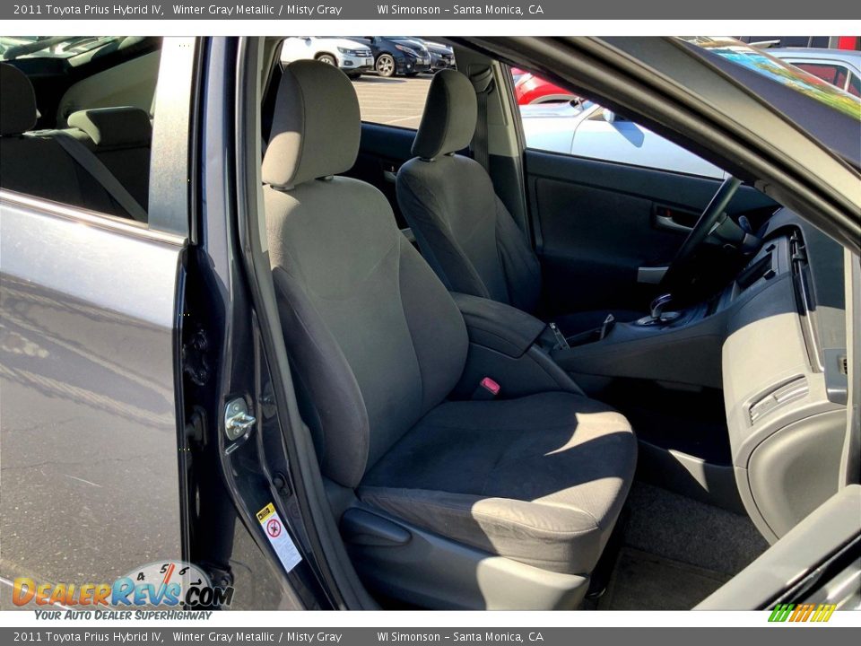 2011 Toyota Prius Hybrid IV Winter Gray Metallic / Misty Gray Photo #8