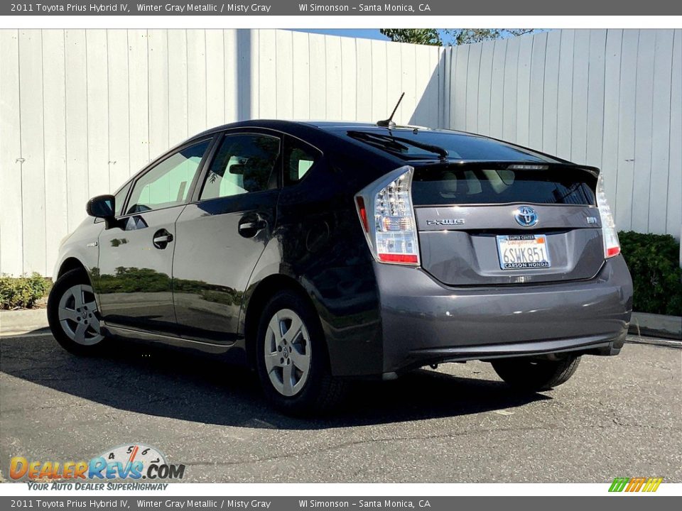 2011 Toyota Prius Hybrid IV Winter Gray Metallic / Misty Gray Photo #12