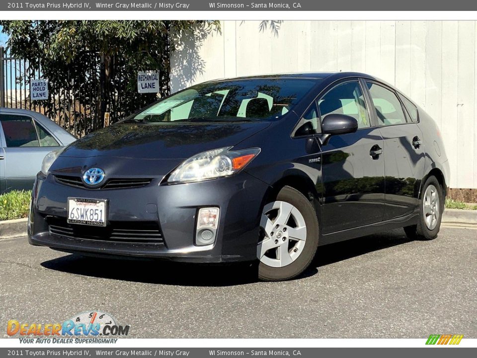 2011 Toyota Prius Hybrid IV Winter Gray Metallic / Misty Gray Photo #14