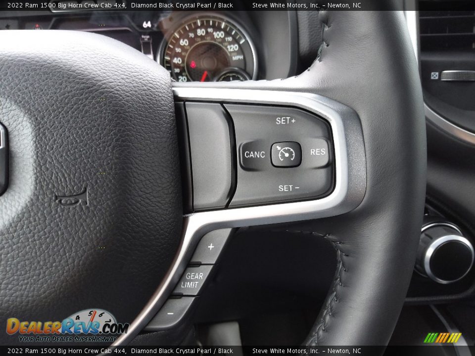 2022 Ram 1500 Big Horn Crew Cab 4x4 Steering Wheel Photo #19