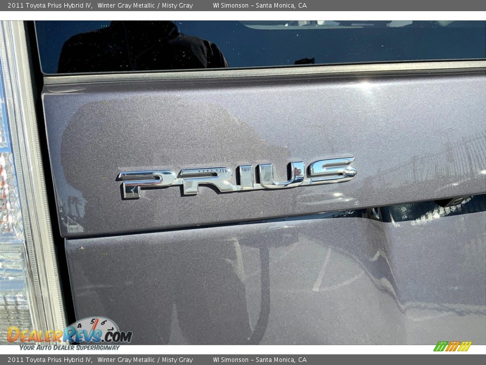 2011 Toyota Prius Hybrid IV Winter Gray Metallic / Misty Gray Photo #33