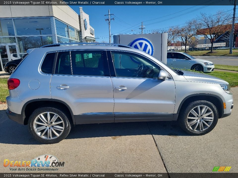 2015 Volkswagen Tiguan SE 4Motion Reflex Silver Metallic / Charcoal Photo #2