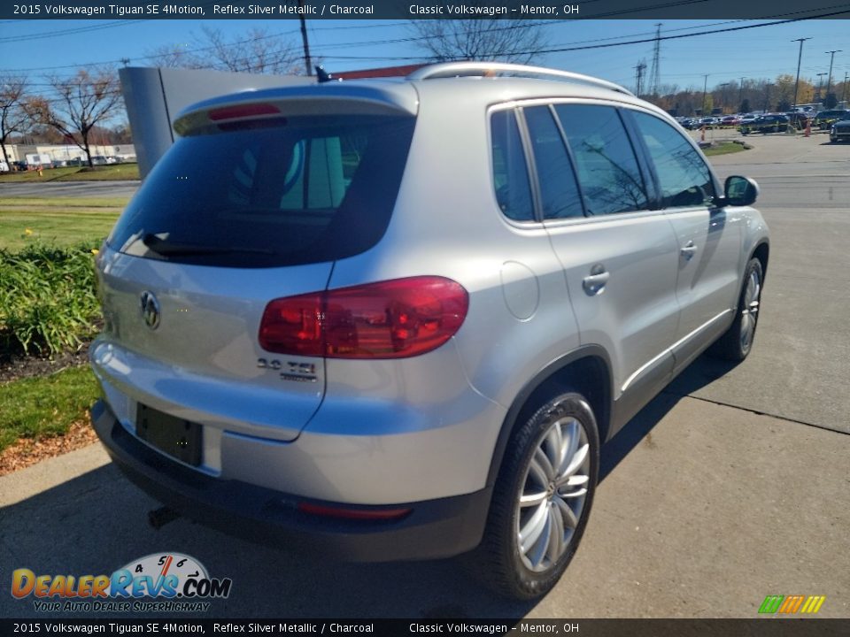 2015 Volkswagen Tiguan SE 4Motion Reflex Silver Metallic / Charcoal Photo #3