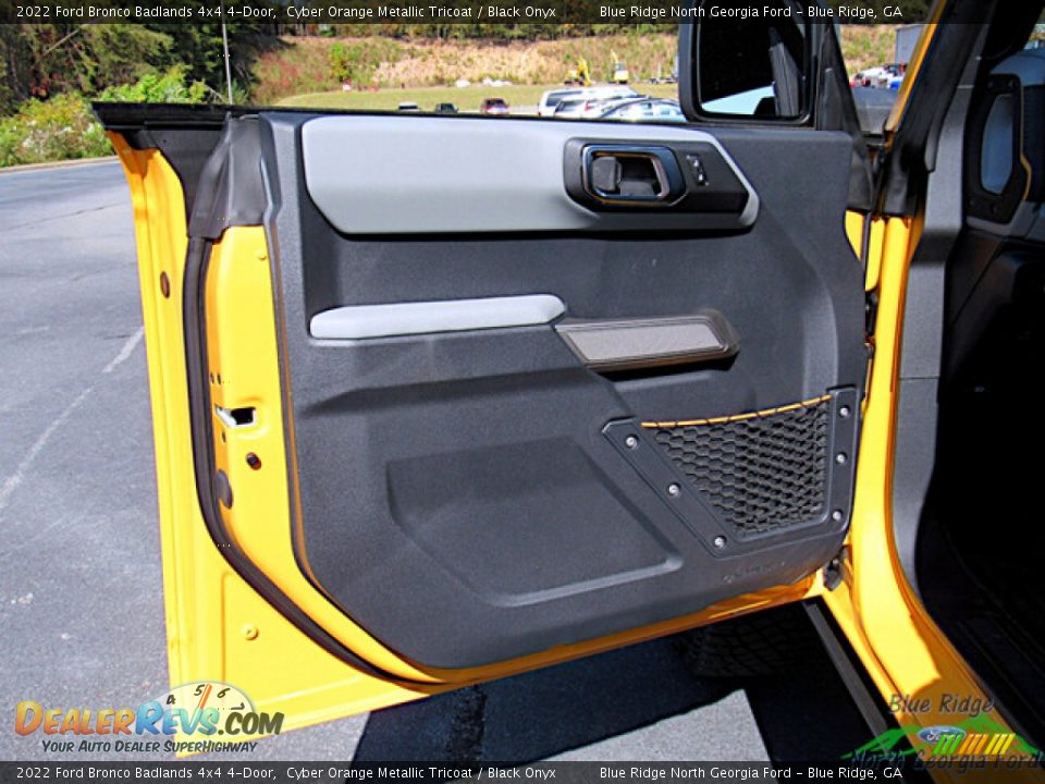 2022 Ford Bronco Badlands 4x4 4-Door Cyber Orange Metallic Tricoat / Black Onyx Photo #10