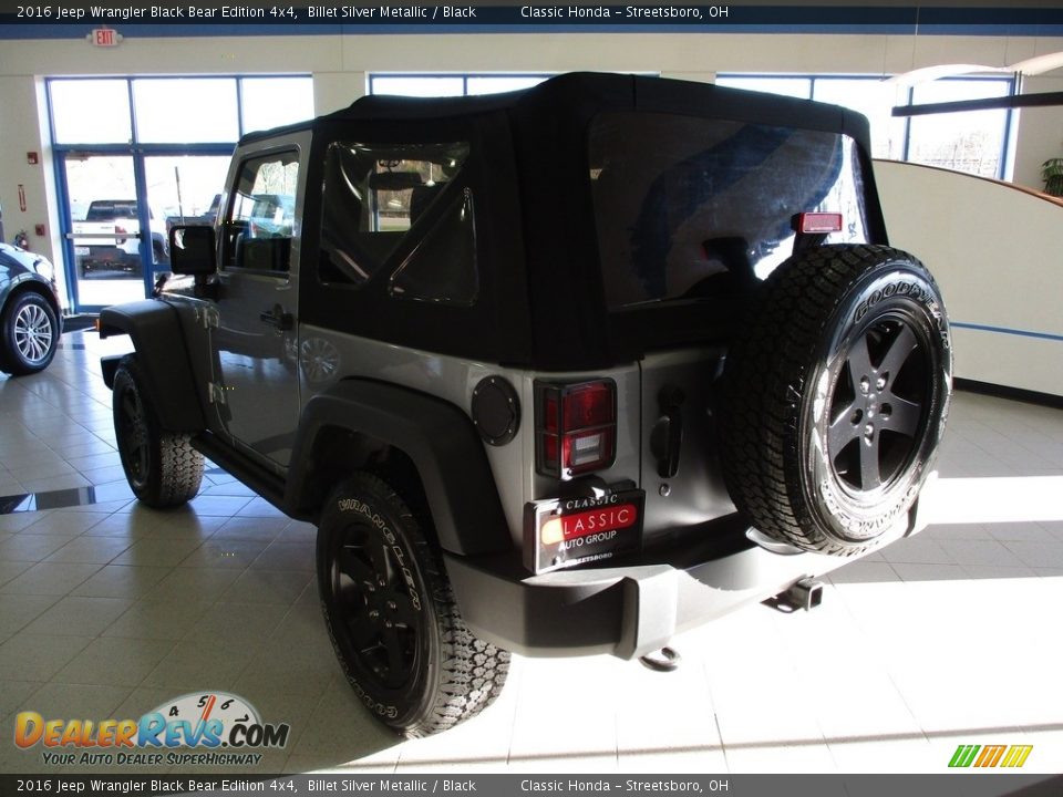 2016 Jeep Wrangler Black Bear Edition 4x4 Billet Silver Metallic / Black Photo #9