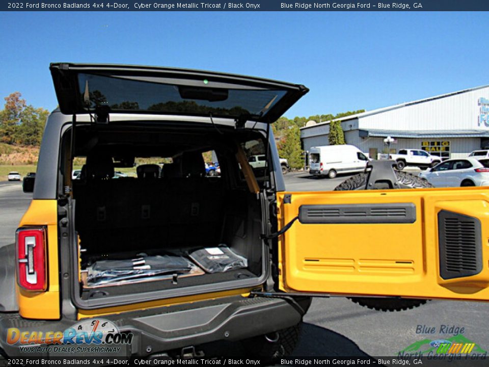 2022 Ford Bronco Badlands 4x4 4-Door Cyber Orange Metallic Tricoat / Black Onyx Photo #14