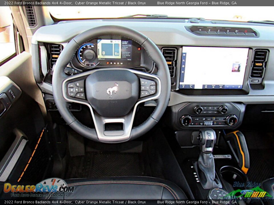 2022 Ford Bronco Badlands 4x4 4-Door Cyber Orange Metallic Tricoat / Black Onyx Photo #15