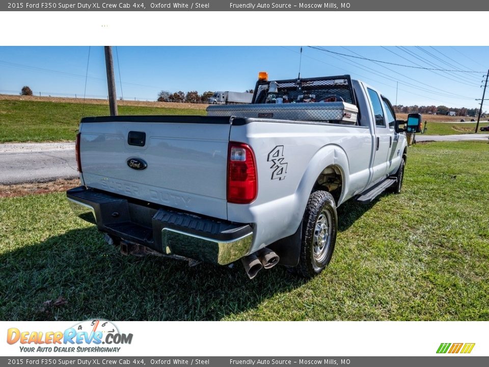 2015 Ford F350 Super Duty XL Crew Cab 4x4 Oxford White / Steel Photo #4