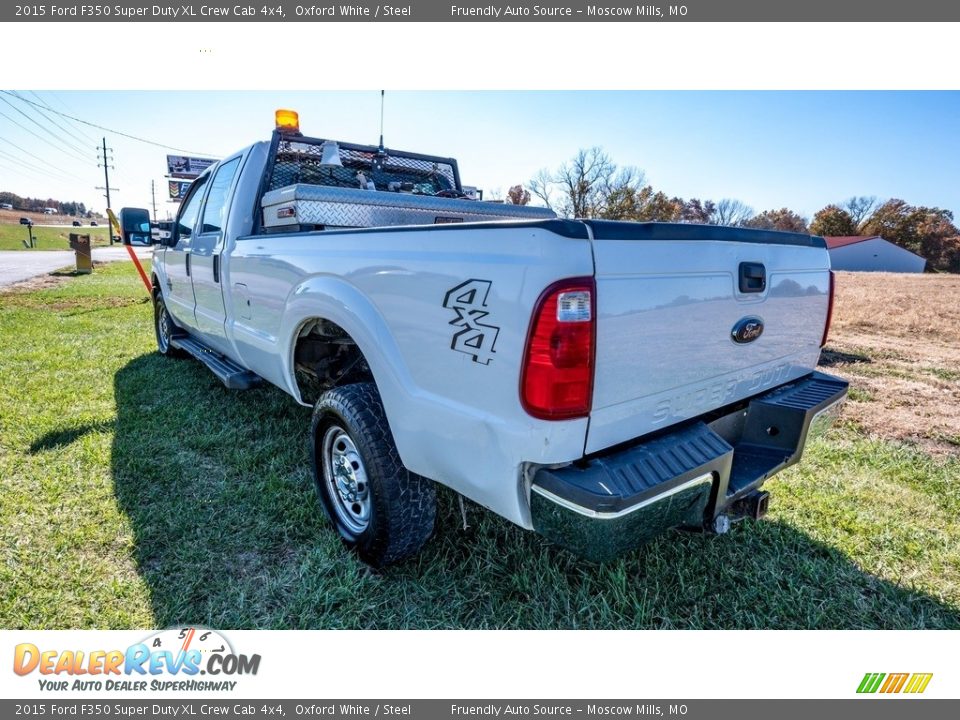 2015 Ford F350 Super Duty XL Crew Cab 4x4 Oxford White / Steel Photo #6