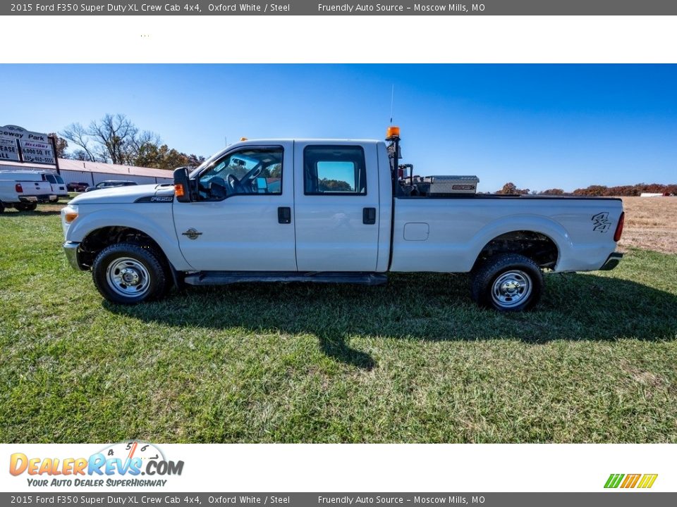 2015 Ford F350 Super Duty XL Crew Cab 4x4 Oxford White / Steel Photo #7