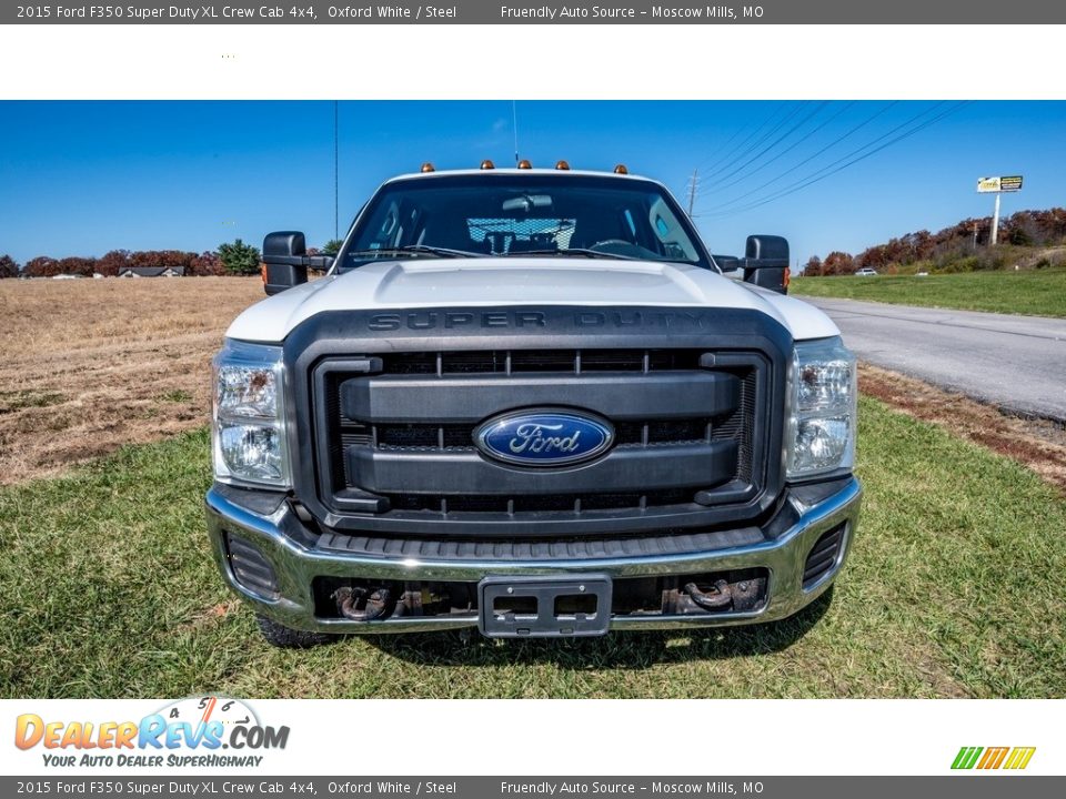 2015 Ford F350 Super Duty XL Crew Cab 4x4 Oxford White / Steel Photo #20