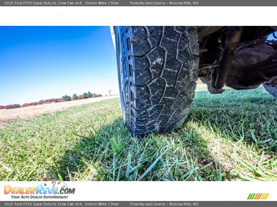 2015 Ford F350 Super Duty XL Crew Cab 4x4 Oxford White / Steel Photo #22