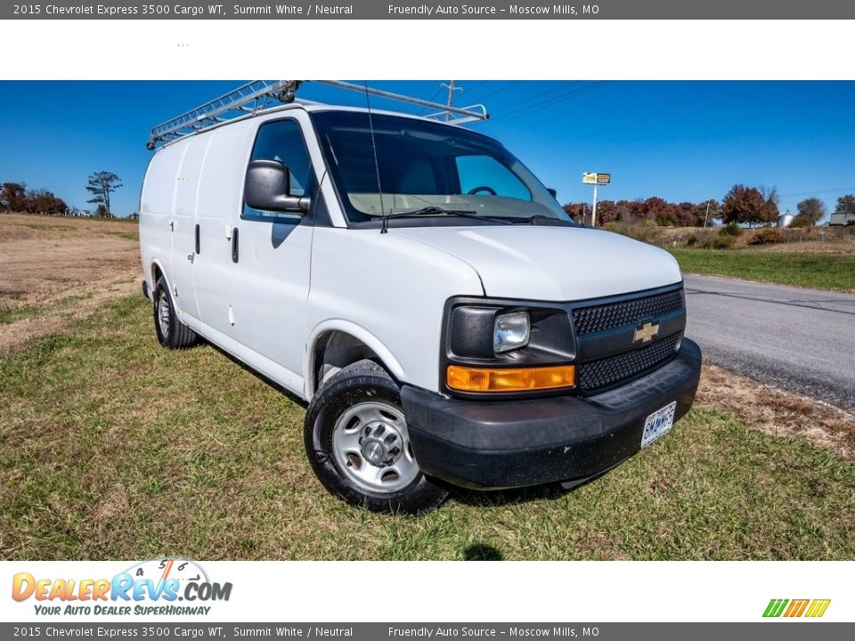 2015 Chevrolet Express 3500 Cargo WT Summit White / Neutral Photo #1