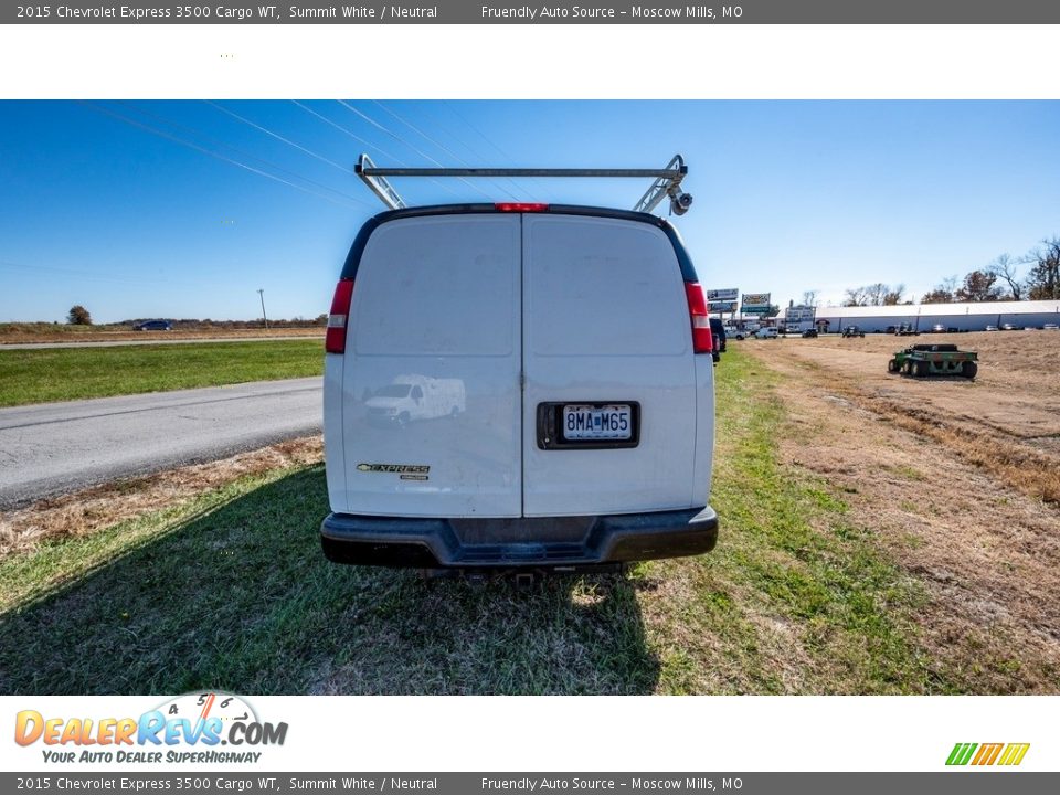 2015 Chevrolet Express 3500 Cargo WT Summit White / Neutral Photo #5