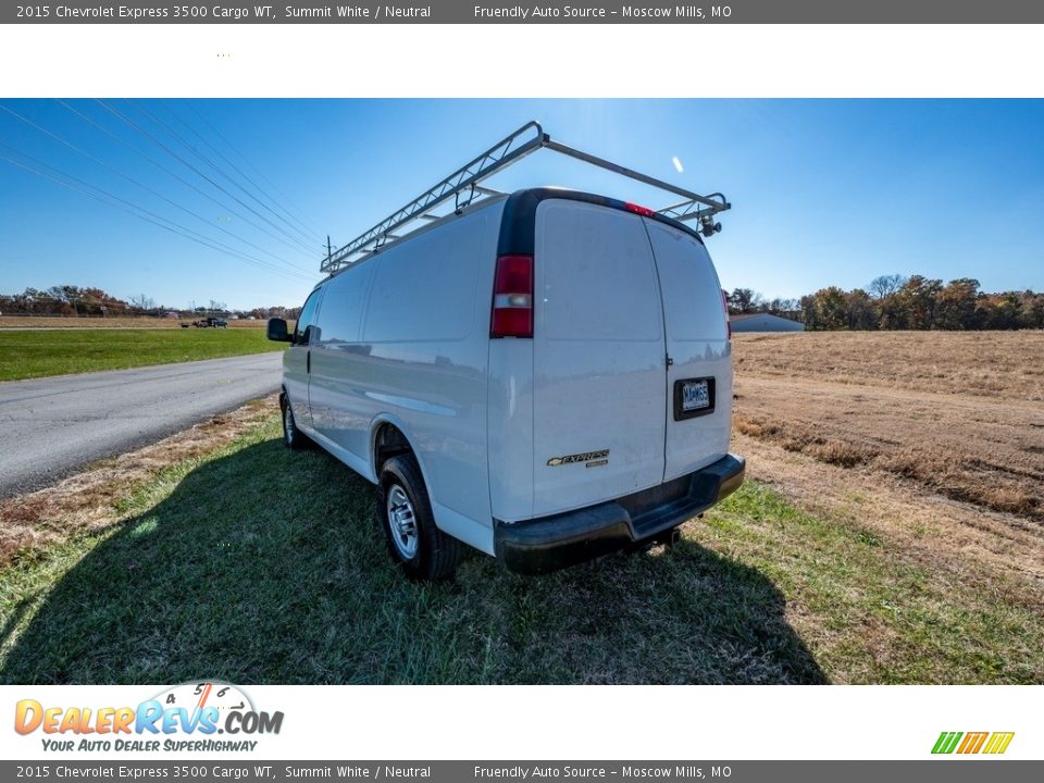 2015 Chevrolet Express 3500 Cargo WT Summit White / Neutral Photo #6