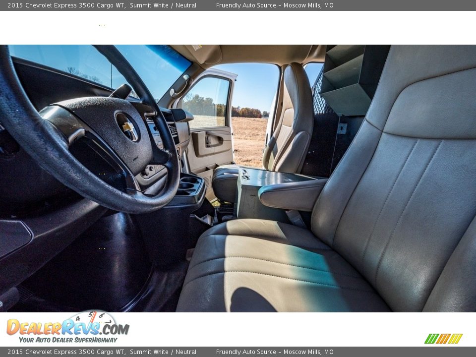 2015 Chevrolet Express 3500 Cargo WT Summit White / Neutral Photo #18