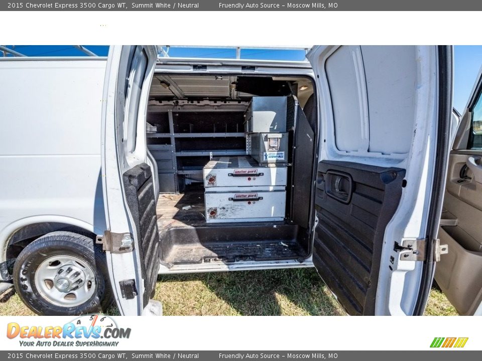 2015 Chevrolet Express 3500 Cargo WT Summit White / Neutral Photo #22