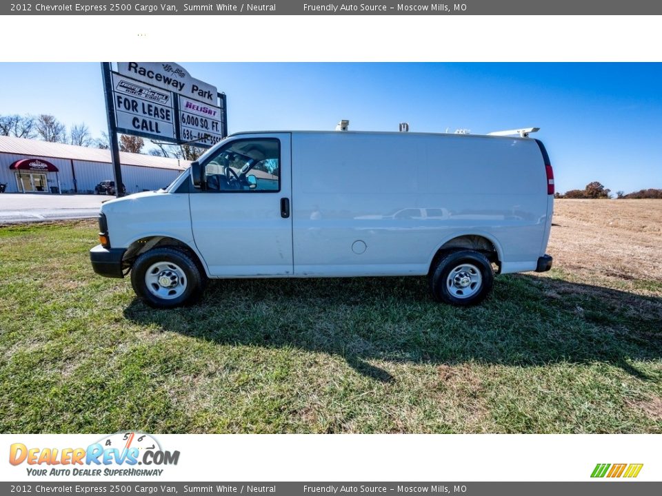 2012 Chevrolet Express 2500 Cargo Van Summit White / Neutral Photo #2