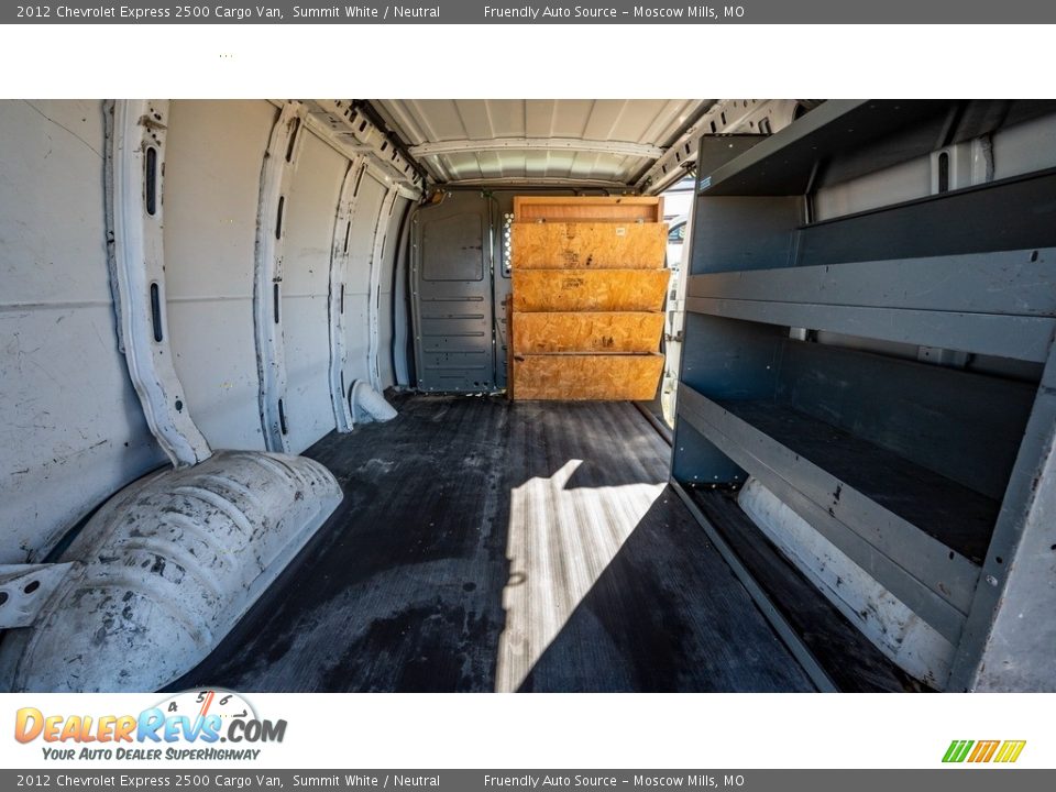 2012 Chevrolet Express 2500 Cargo Van Summit White / Neutral Photo #6