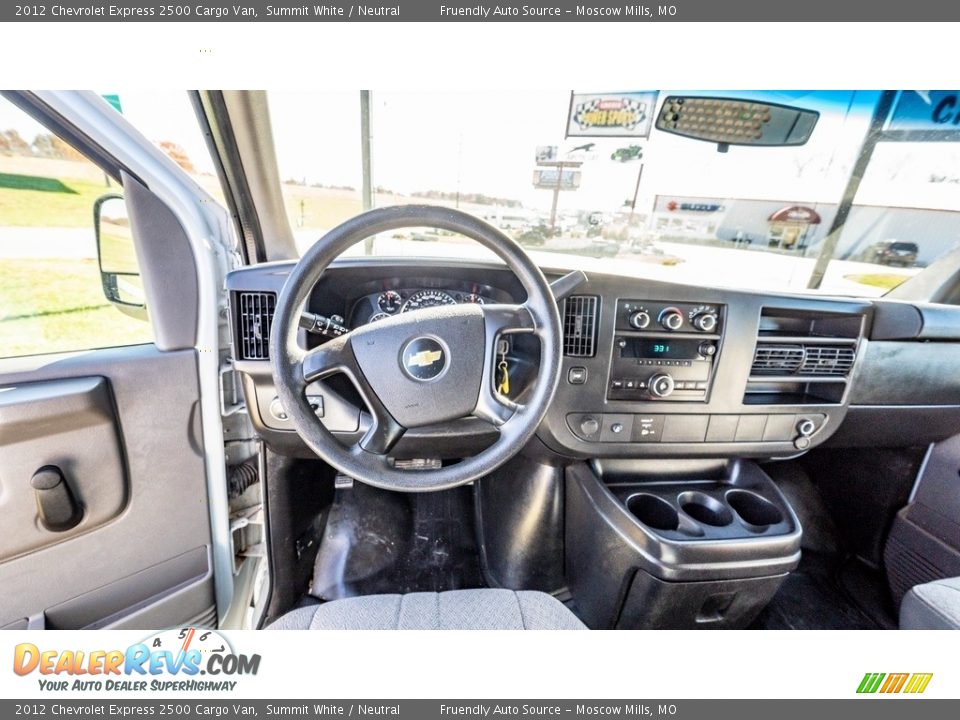 2012 Chevrolet Express 2500 Cargo Van Summit White / Neutral Photo #10