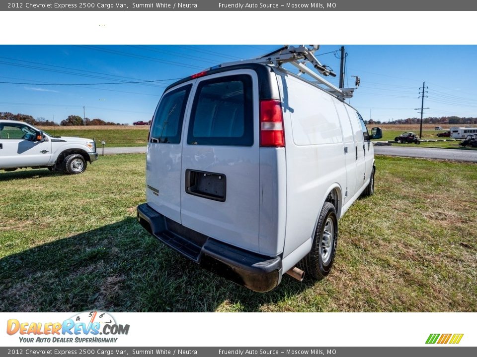 2012 Chevrolet Express 2500 Cargo Van Summit White / Neutral Photo #17