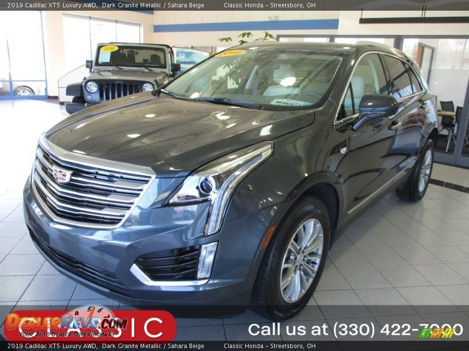 2019 Cadillac XT5 Luxury AWD Dark Granite Metallic / Sahara Beige Photo #1