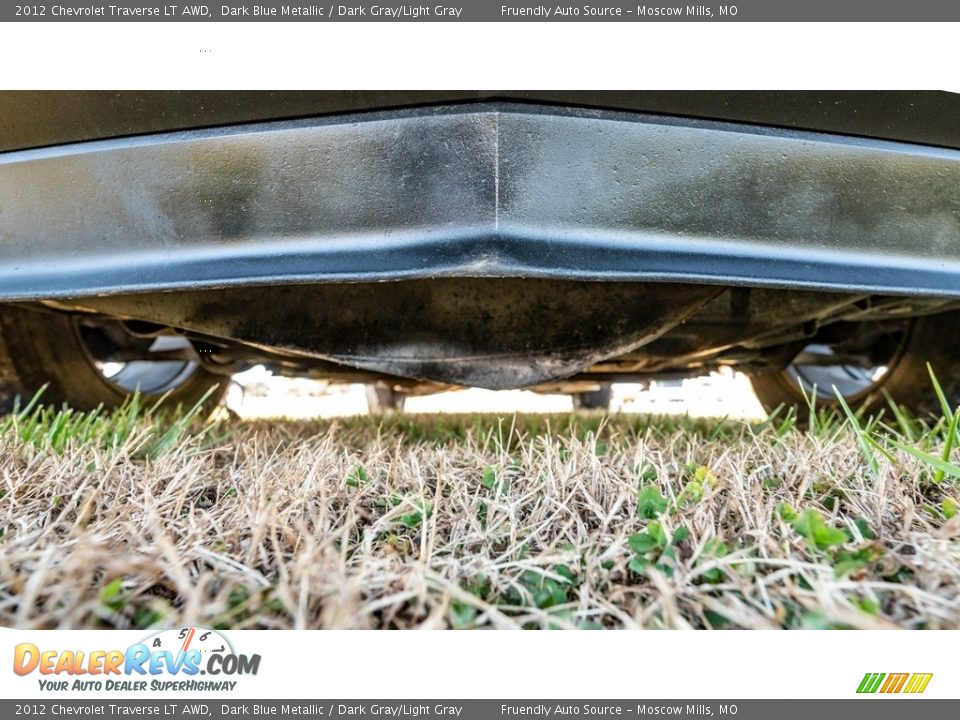 2012 Chevrolet Traverse LT AWD Dark Blue Metallic / Dark Gray/Light Gray Photo #10