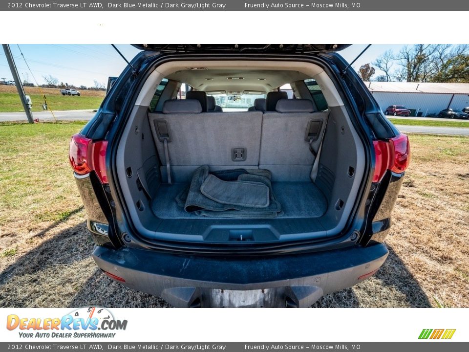 2012 Chevrolet Traverse LT AWD Dark Blue Metallic / Dark Gray/Light Gray Photo #21