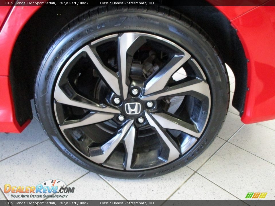 2019 Honda Civic Sport Sedan Rallye Red / Black Photo #11