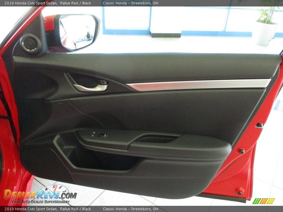 2019 Honda Civic Sport Sedan Rallye Red / Black Photo #14