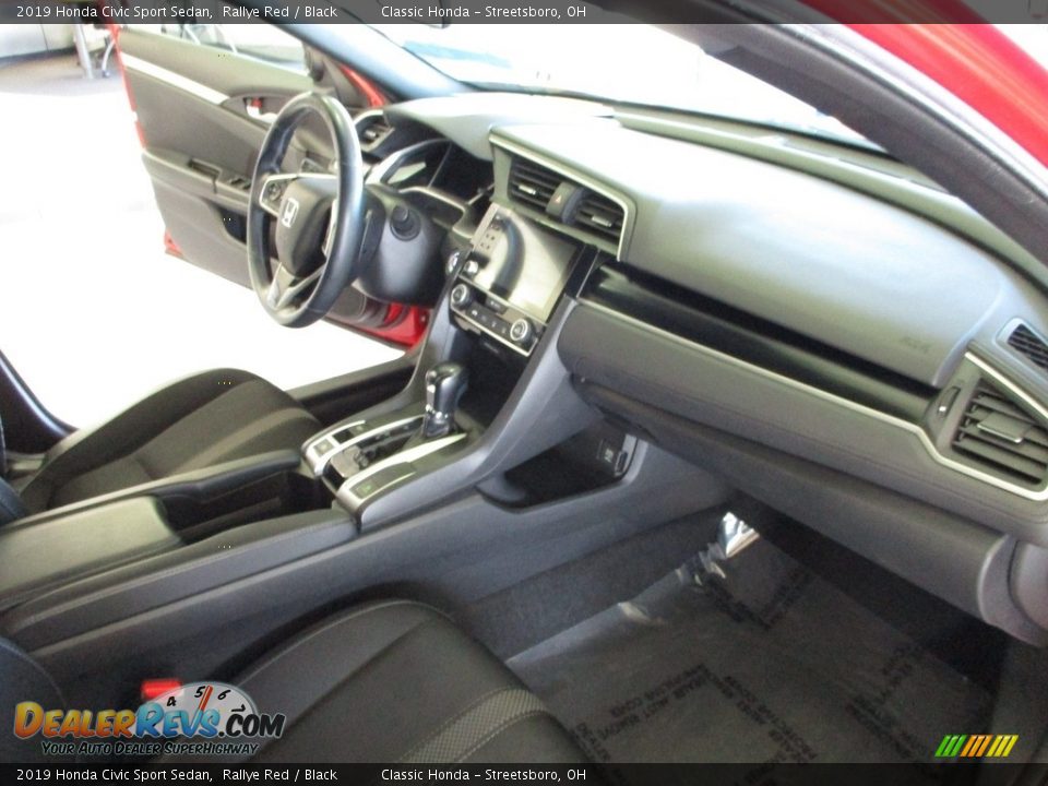 2019 Honda Civic Sport Sedan Rallye Red / Black Photo #15