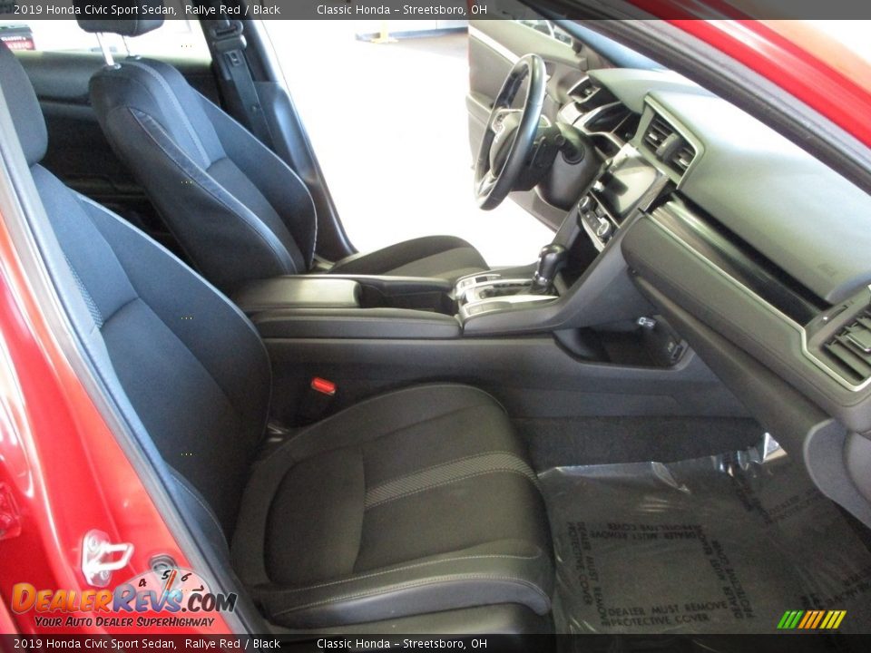 2019 Honda Civic Sport Sedan Rallye Red / Black Photo #16