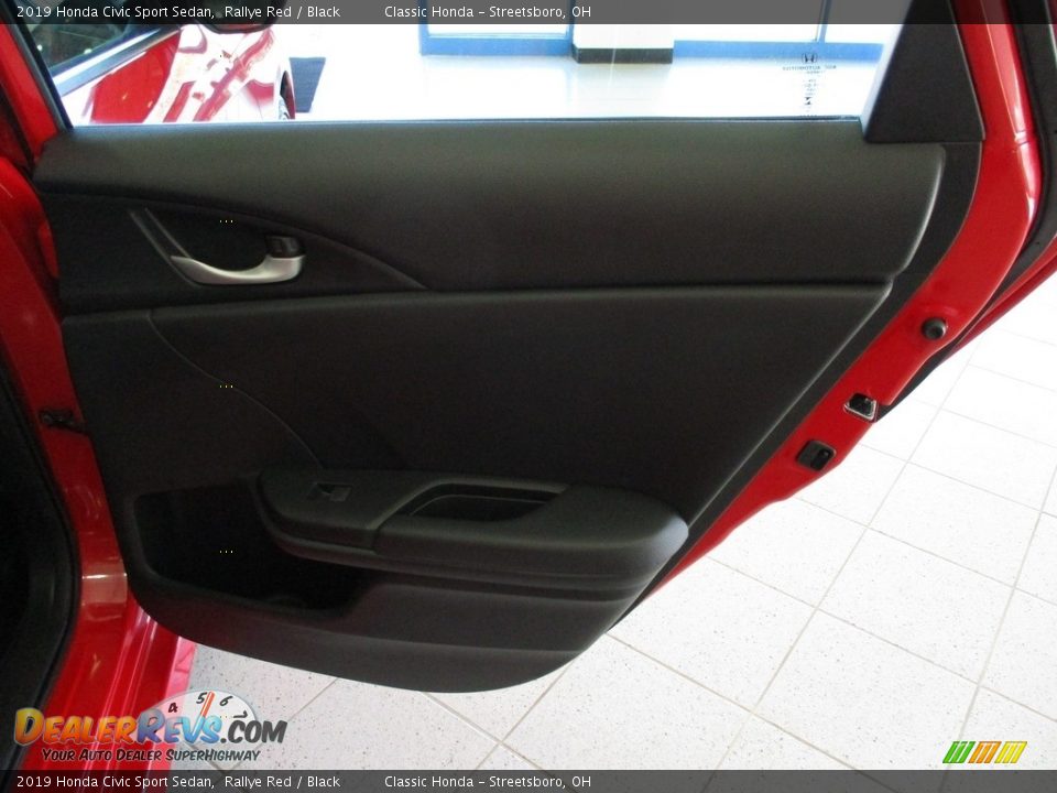 2019 Honda Civic Sport Sedan Rallye Red / Black Photo #17