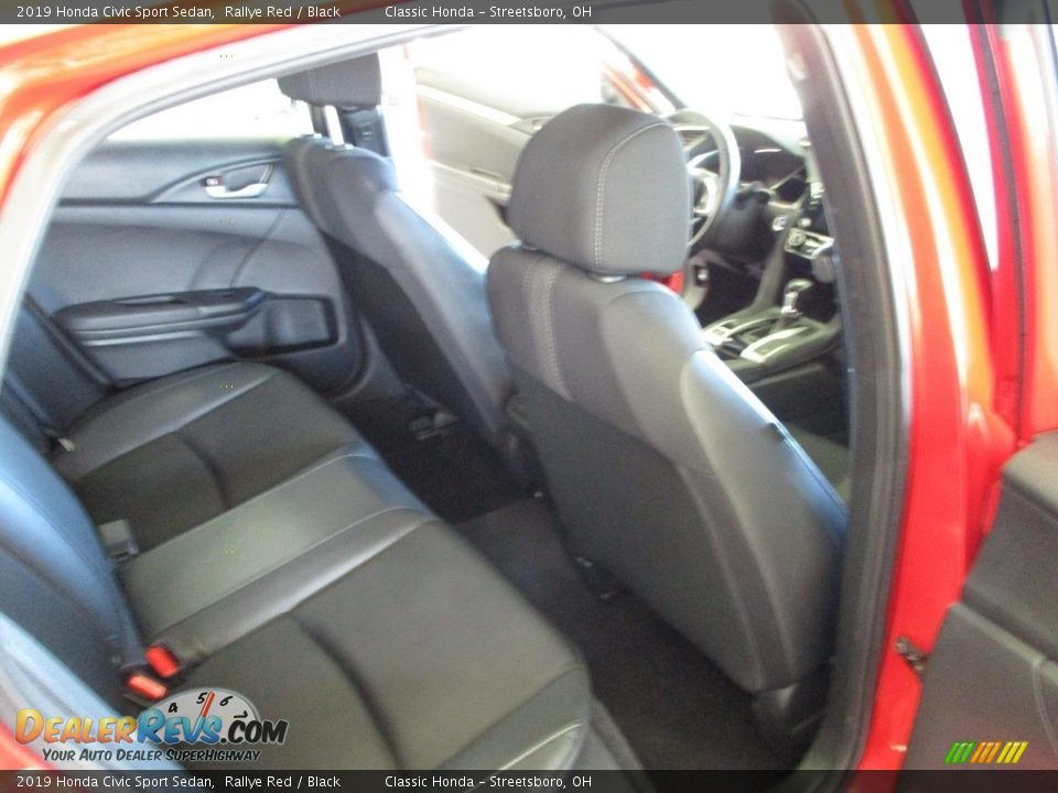 2019 Honda Civic Sport Sedan Rallye Red / Black Photo #18