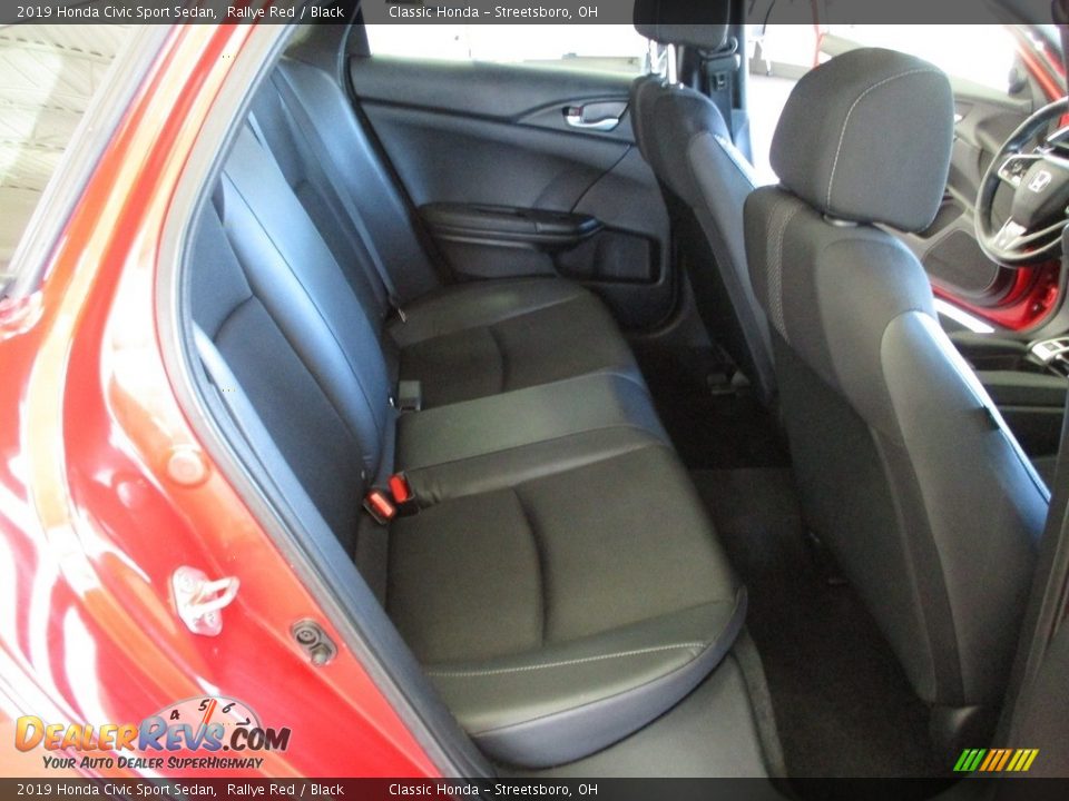 2019 Honda Civic Sport Sedan Rallye Red / Black Photo #19
