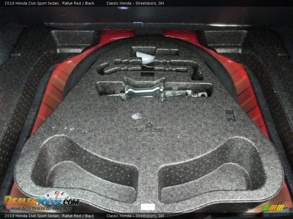 2019 Honda Civic Sport Sedan Rallye Red / Black Photo #21