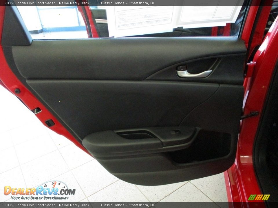 2019 Honda Civic Sport Sedan Rallye Red / Black Photo #22